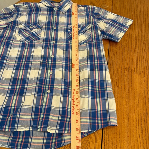 Carbon Checked Shirt Button up classic fit Men Sz M slightly used - Picture 3 of 6